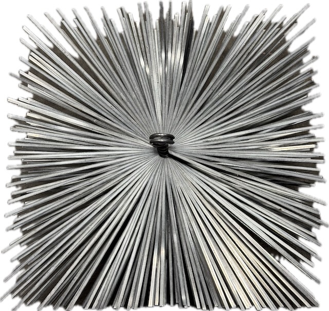 ROVAC HD Series Flat Wire Chimney Brush, 12"x12" square